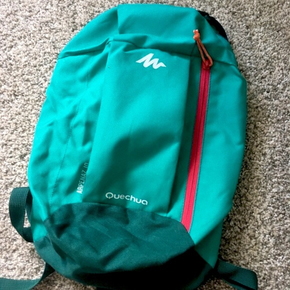 Small Teal Quechua backpack